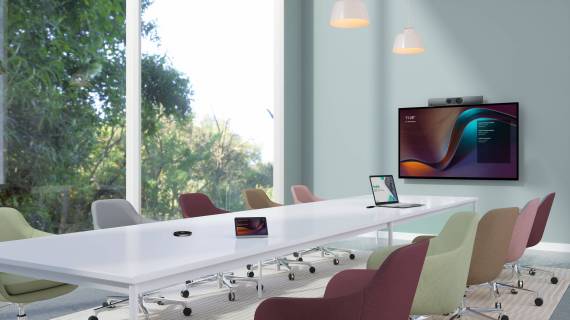 Barre de visioconférence Yealink MeetingBar A30-25 avec tablette CTP18 et pod WPP30