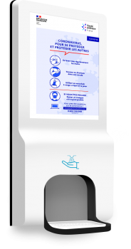 Borne digitale sanitaire